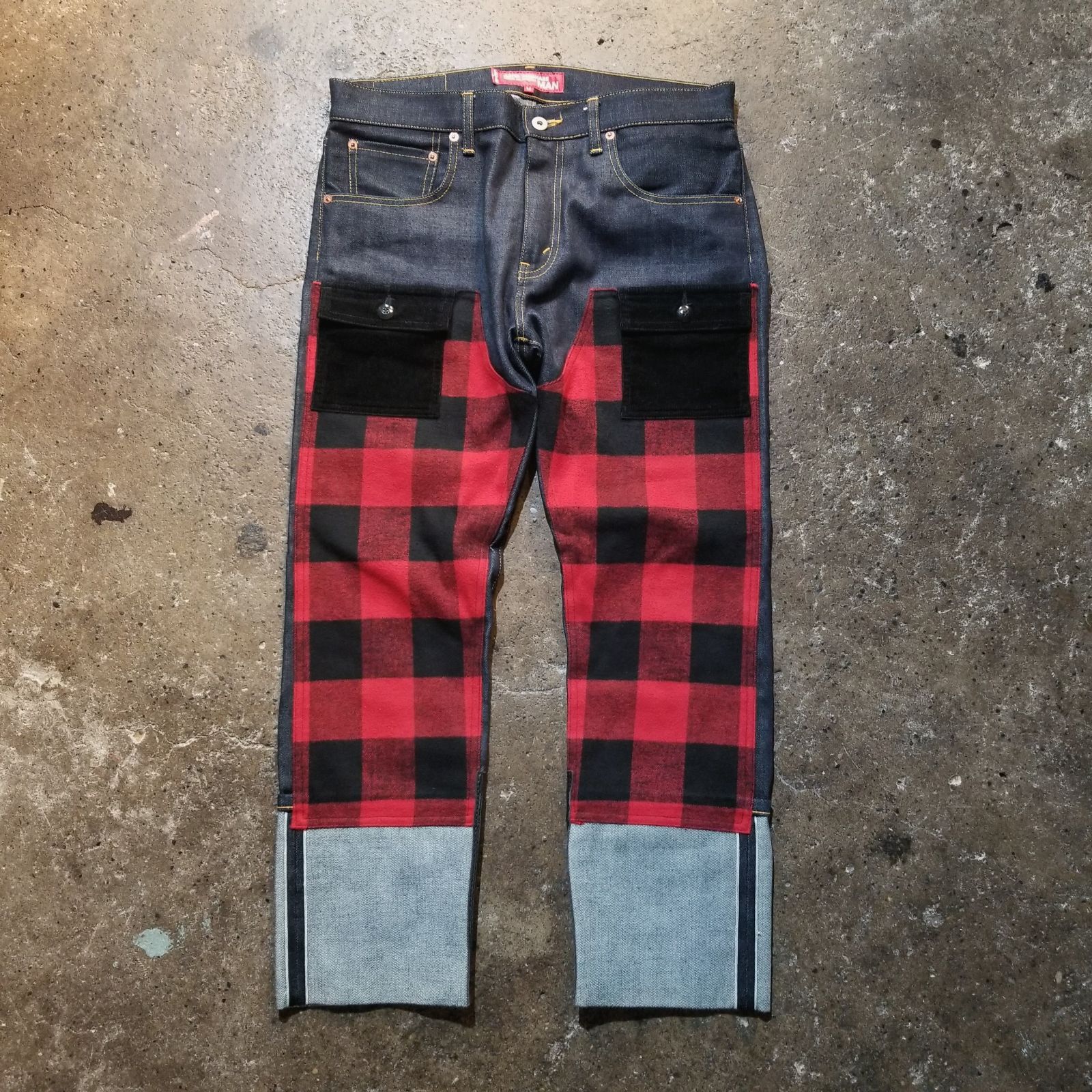 JUNYA WATANABE MAN 17aw × LEVI'S 505 再構築ダブルニーデニム
