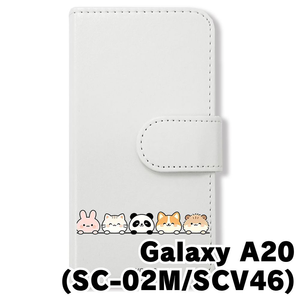 新品未使用】 SC-02M/SCV46/Galaxy A20 手帳型スマホ ケース (色