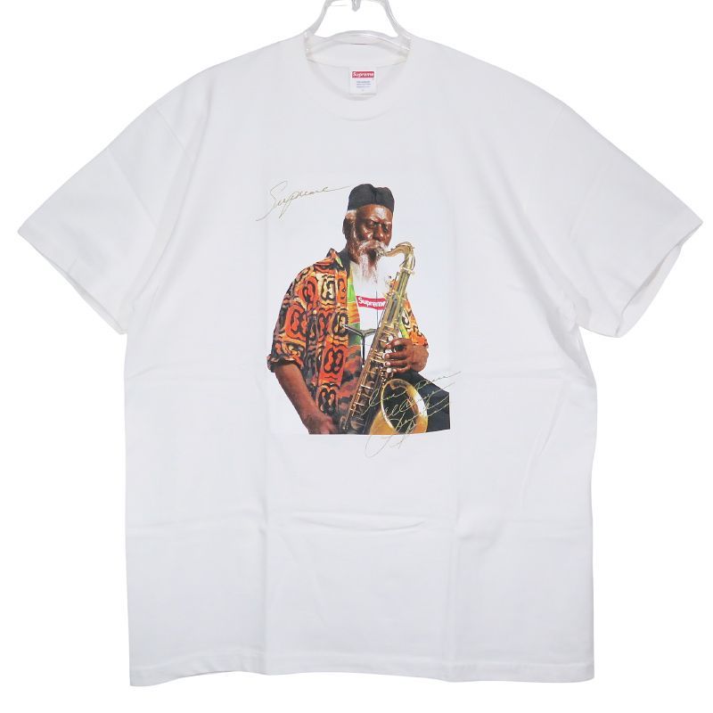 新品同様 SUPREME シュプリーム 20AW PHAROAH SANDERS TEE ファラオ サンダース Tシャツ ホワイト ショートスリーブ カットソー 半袖 サイズL June