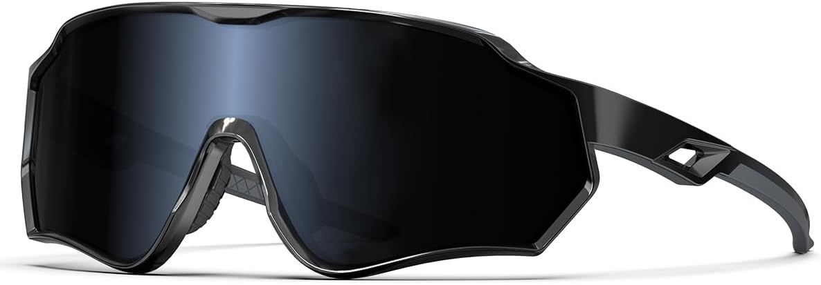 [BEACOOL] 偏光レンズ スポーツ サングラス 超軽量 TR90 TAC UV400