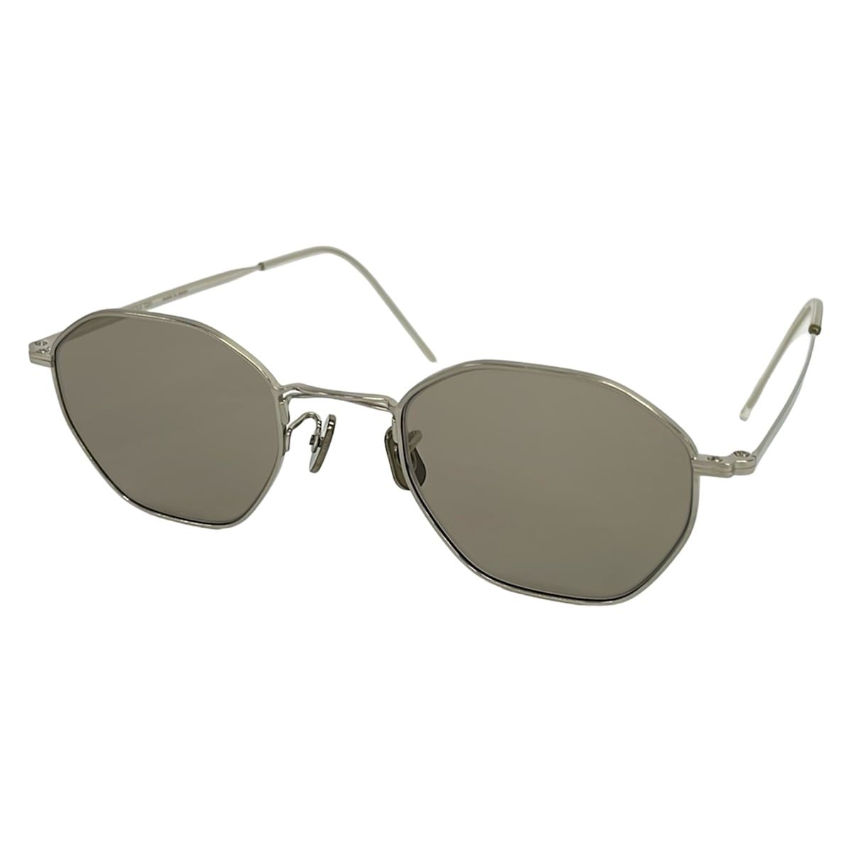 EYEVAN7285(アイヴァン) サングラス美品 - ダークグレー×シルバー×クリア