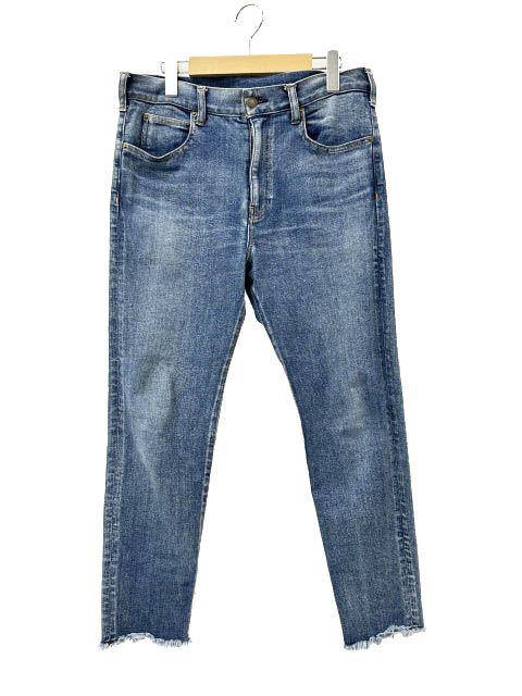 アンダーカバー UNDERCOVER 21SS カットオフ 裾タチキリ ストレッチ カツラギ パンツ デニム ジーンズ UC1A4509 3 インディゴ ブルー ブランド古着ベクトル 中古260530