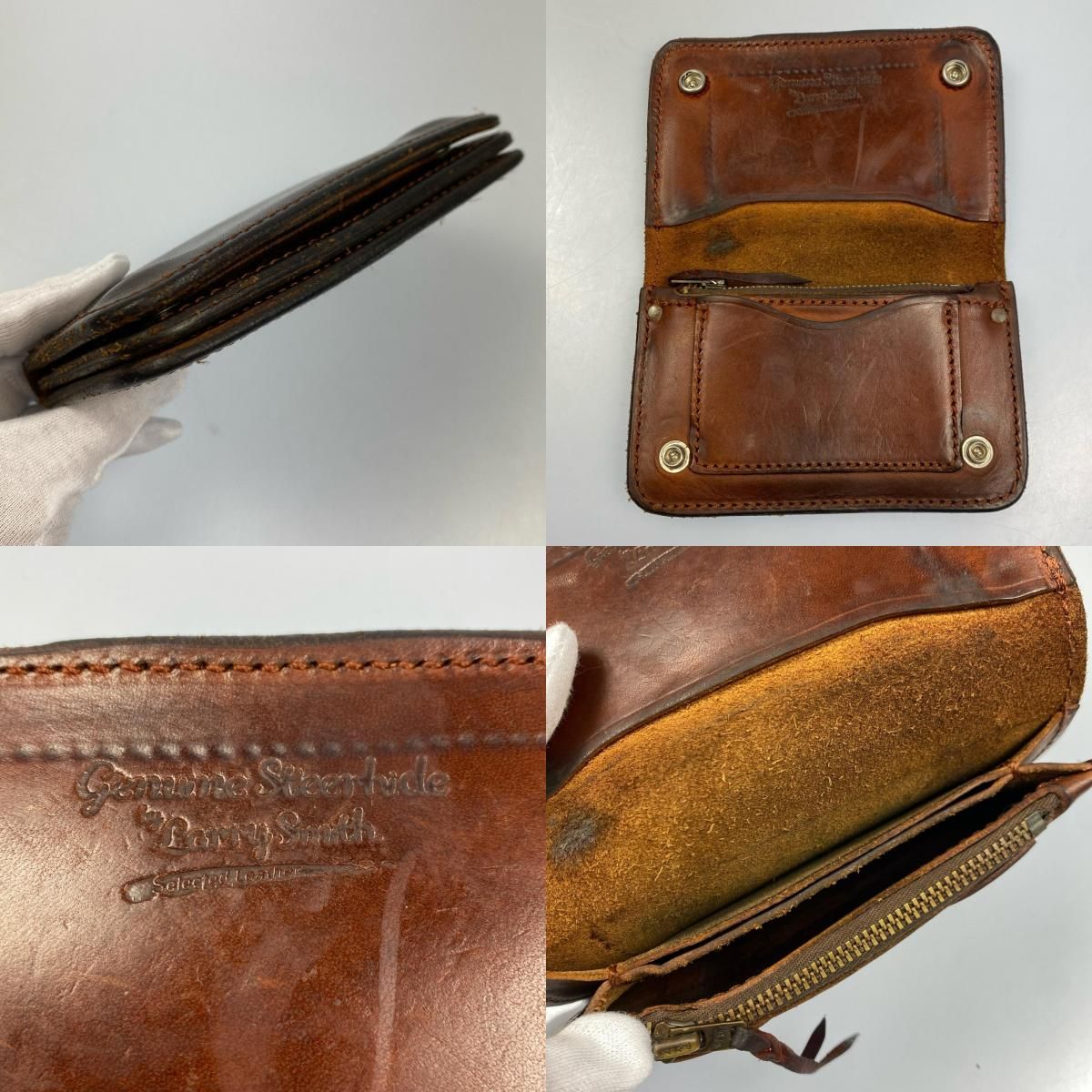 姫路東店】 中古 LARRY SMITH | ラリースミス 二つ折り財布 トラッカー