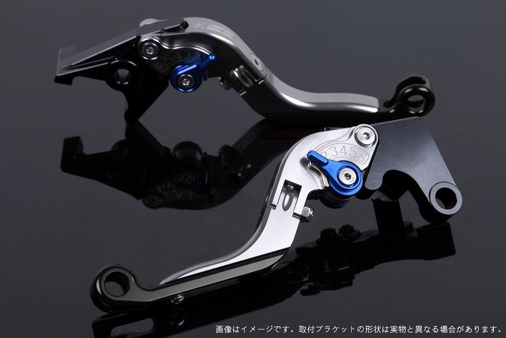 新品 SSK スピードラ アジャストレバーセット 可倒延長式 レバー本体カラー:チタン アジャスターカラー:ブルー エクステンションカラー:ブラック YAMAHA XMAX