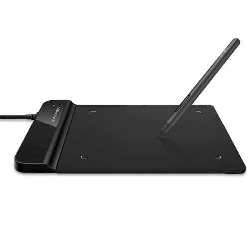 XPPen Star G430S 板タブ 4x3インチ 超薄型 小型 ペンタブ 8192レベル 充電不要ペン 替え芯付属 イラスト お絵かきソフトウェア付き 初心者 ブラックma 04699c12