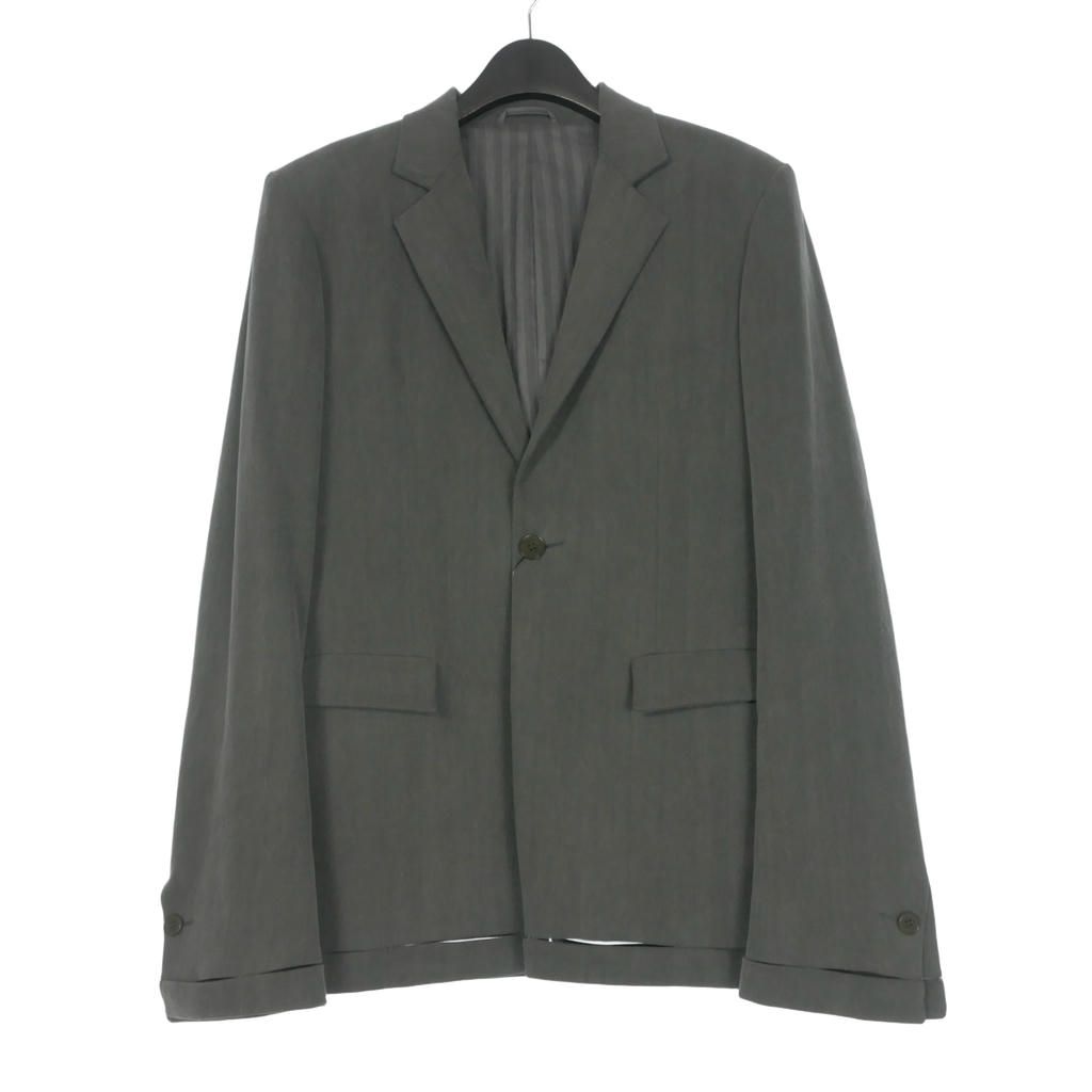カング KANG MODULAR HEM JACKET モデュラー ヘム テーラードジャケット ブレザー 長袖 48 OFF BLACK ブラック M/J-001-MO
