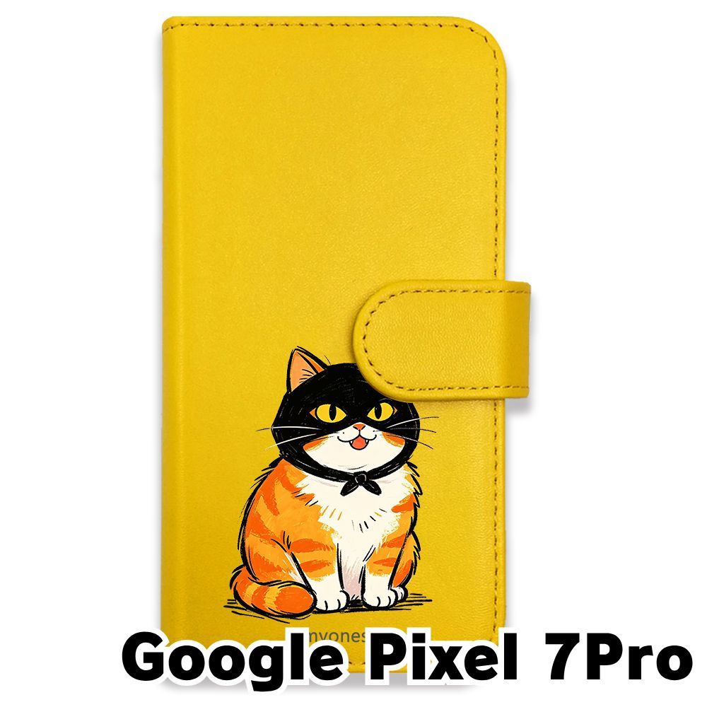 新品未使用】 GOOGLE PIXEL 7 PRO 手帳型スマホ ケース (色：イエロー