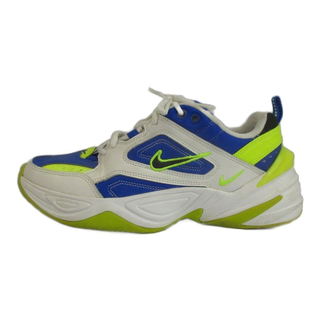 ナイキ NIKE M2K テクノ M2K TEKNO スニーカー レザー ローカット US7 25cm 青 ブルー 黄色 イエロー AV4789-105 /XZ ■GY99