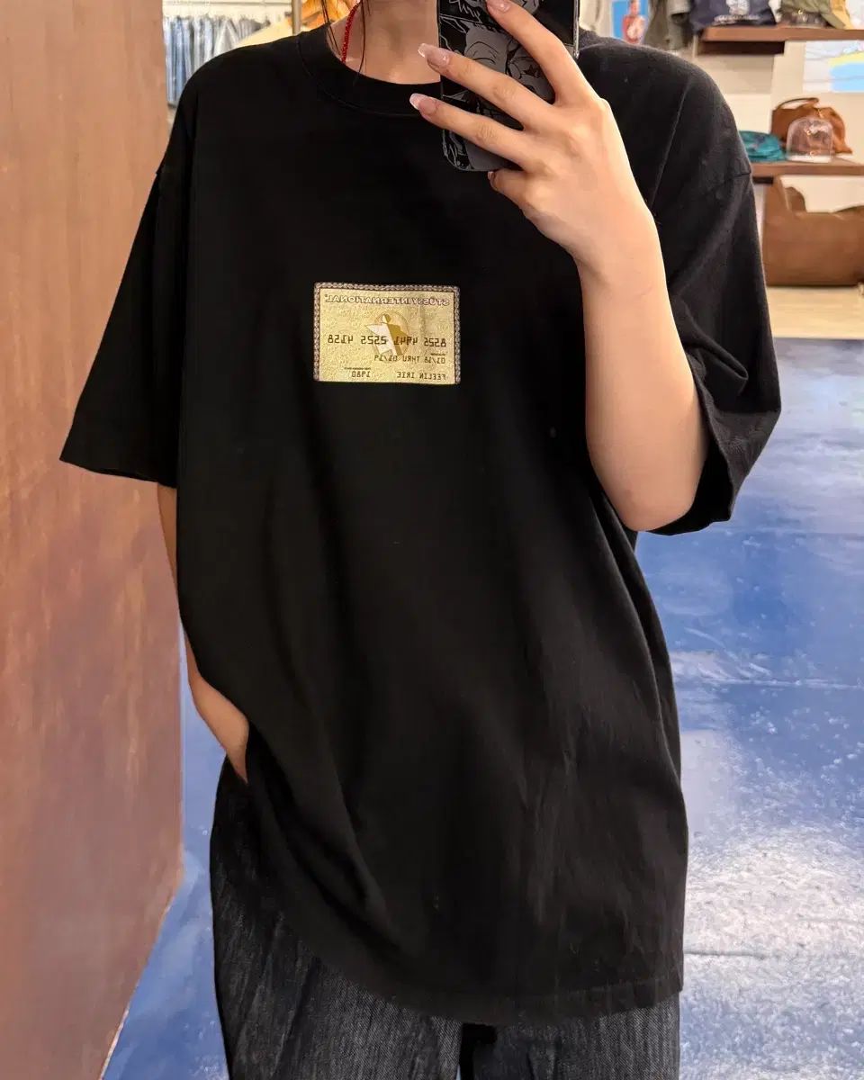 STUSSY ステューシー クレジットカード 半袖Tシャツ