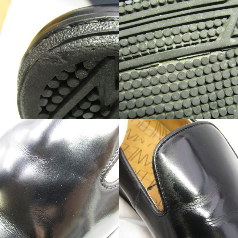MANEBU マネブ 40 レザー スリッポン MNB-004B HEEHAW FACE SKIN 牛革