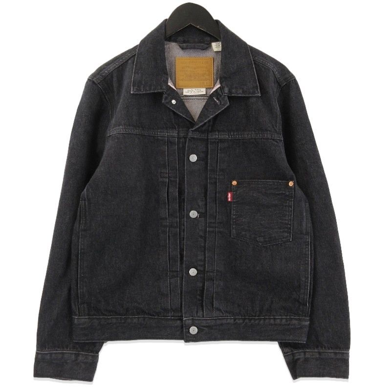 美品 Levis リーバイス トラッカージャケット PC9-007X8-0000 デニムジャケット TYPE I PREMIUM 復刻 TRUCKER ブラック 黒 S 71015868