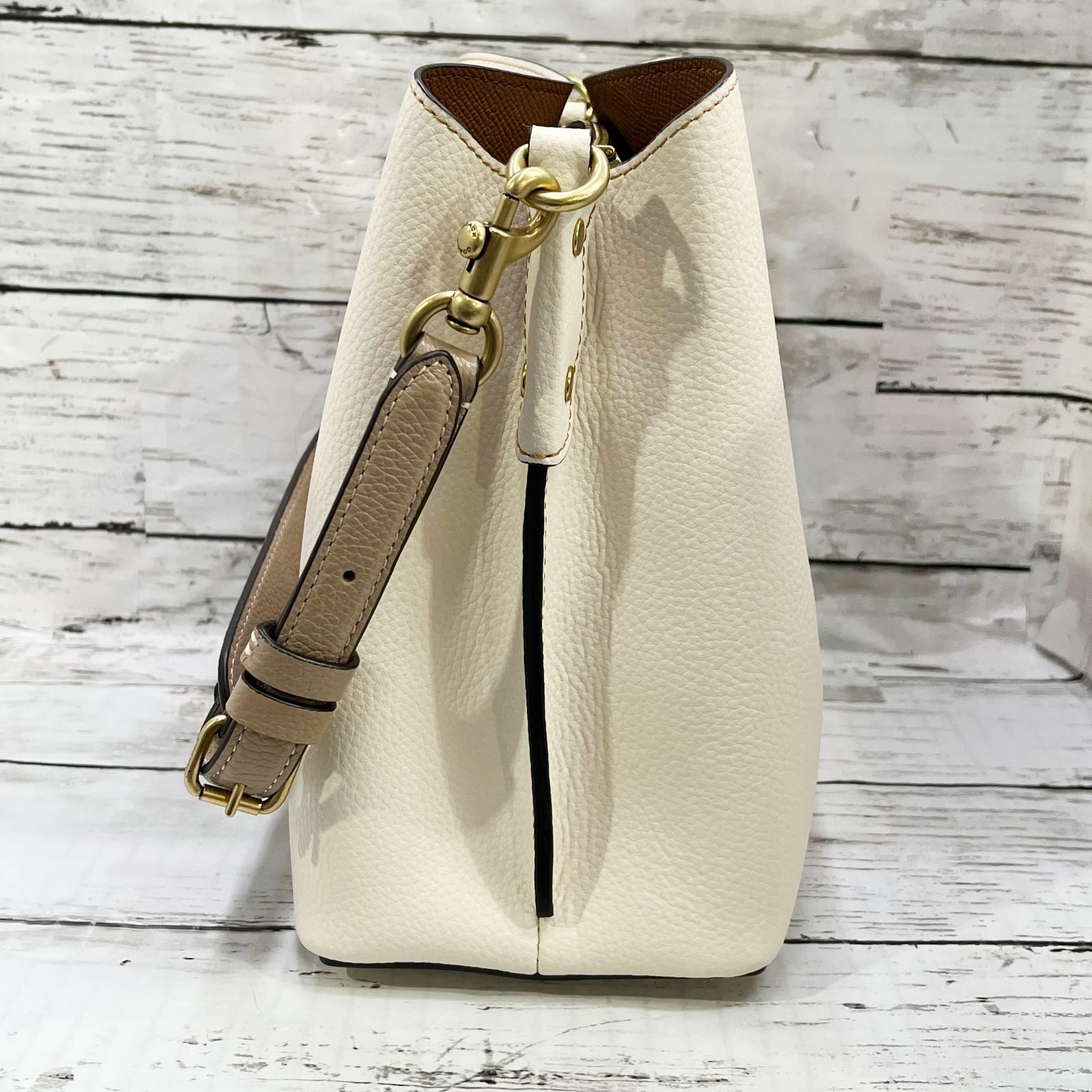 COACH コーチ C3766 レザー 2WAY ハンドバッグ ショルダーバッグ 