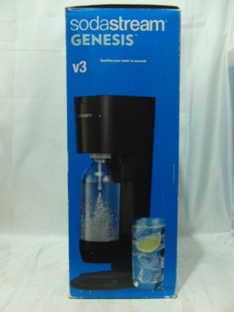 SodaStream GENESIS v3 炭酸水メーカー sodastream ソーダストリーム 炭酸水メーカー GENESIS v3 ブラック 箱