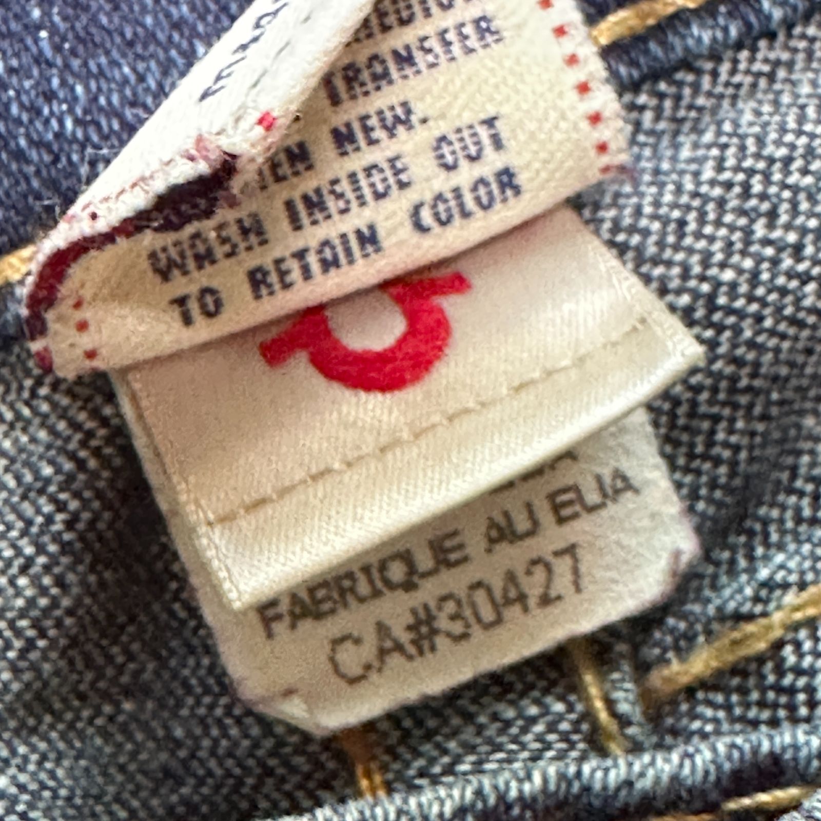 TRUE RELIGION JOEY ローライズ ブーツカットデニム フレア インディゴ