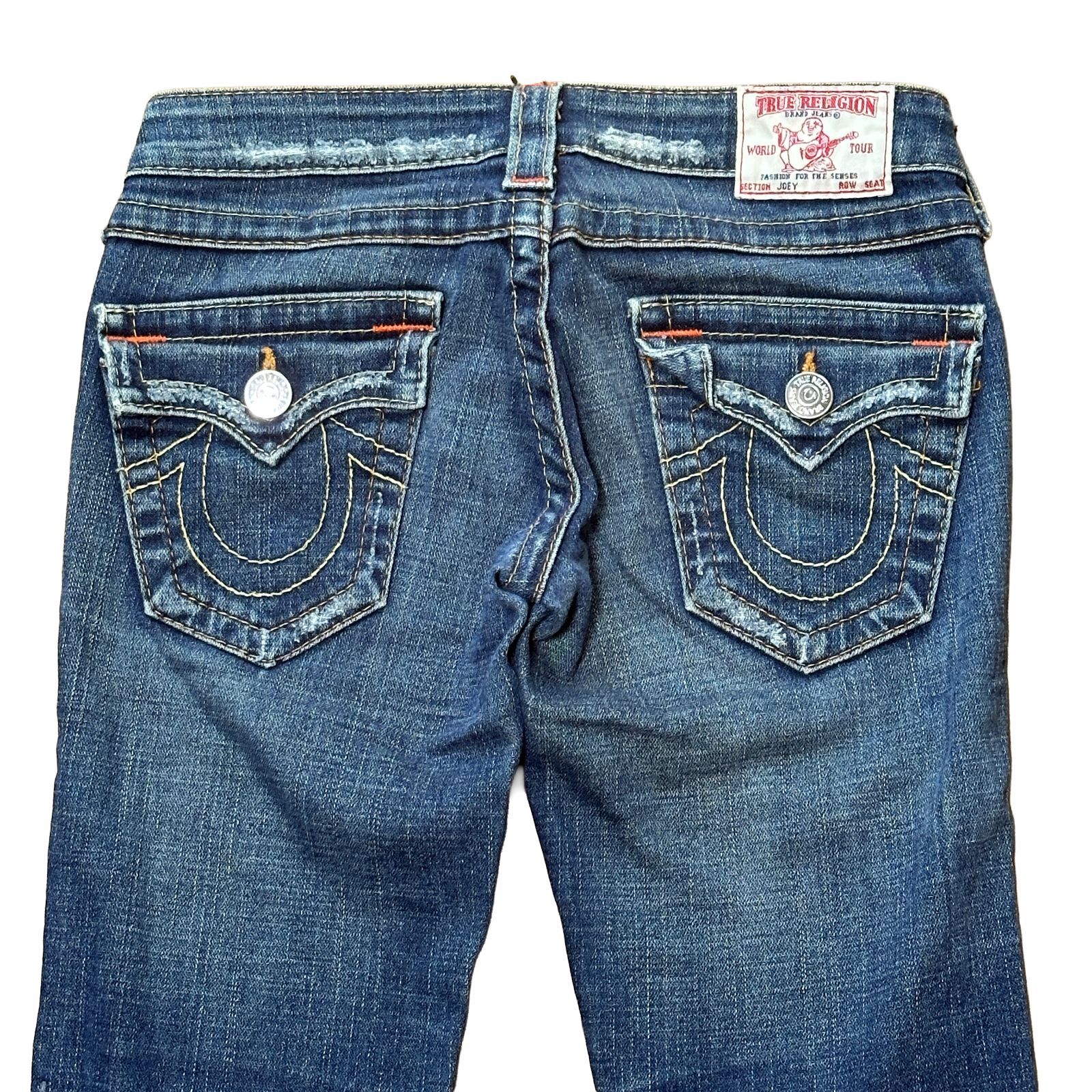 TRUE RELIGION JOEY ローライズ ブーツカットデニム フレア インディゴ