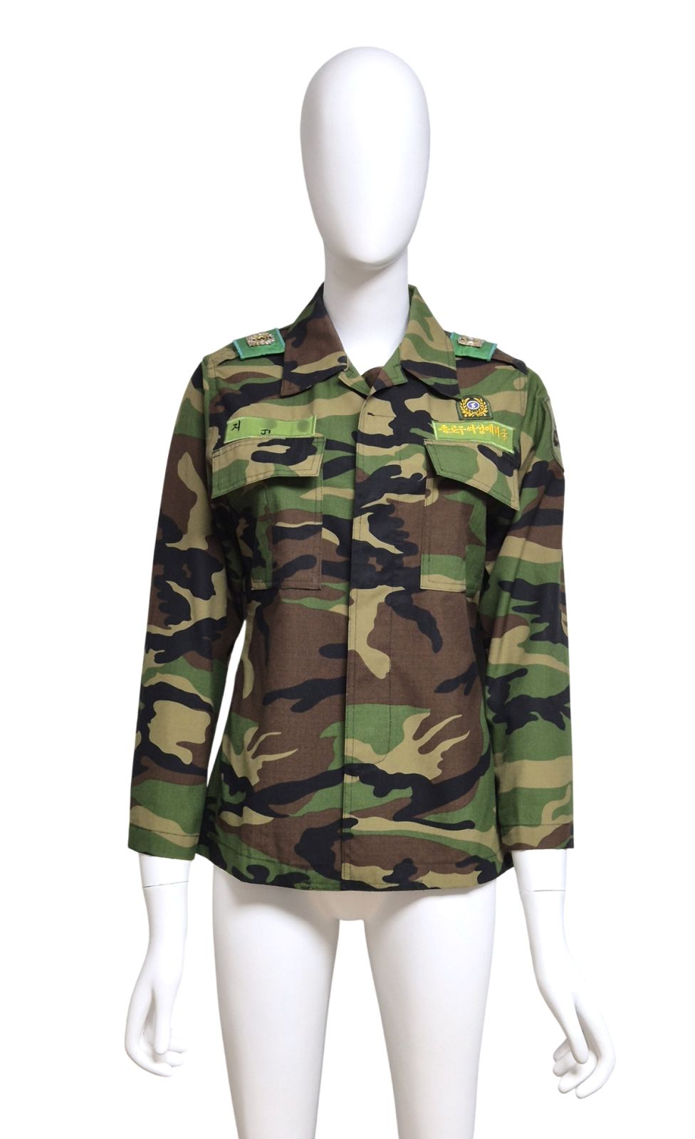 ミリタリー 旧モデル 56師団 レディース オーダーメイド 後期型 夏用 戦闘服 トップス ジャケット (XS)
