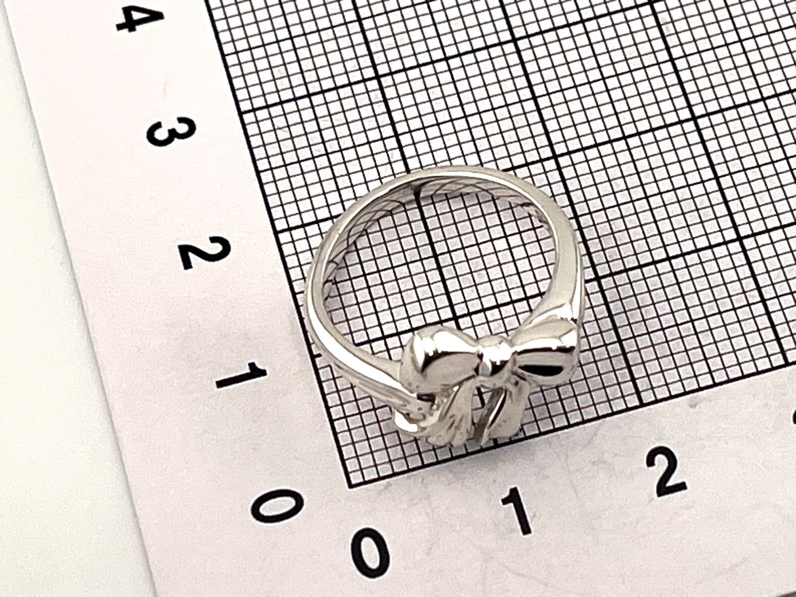 a267 美品 オールド ティファニー Tiffany&Co. 1990 リボン リング