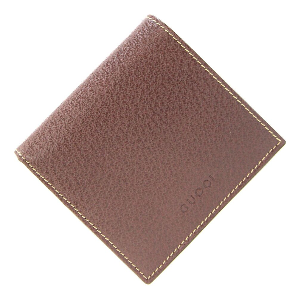 グッチ 二つ折り財布 034 1408 ダークブラウン