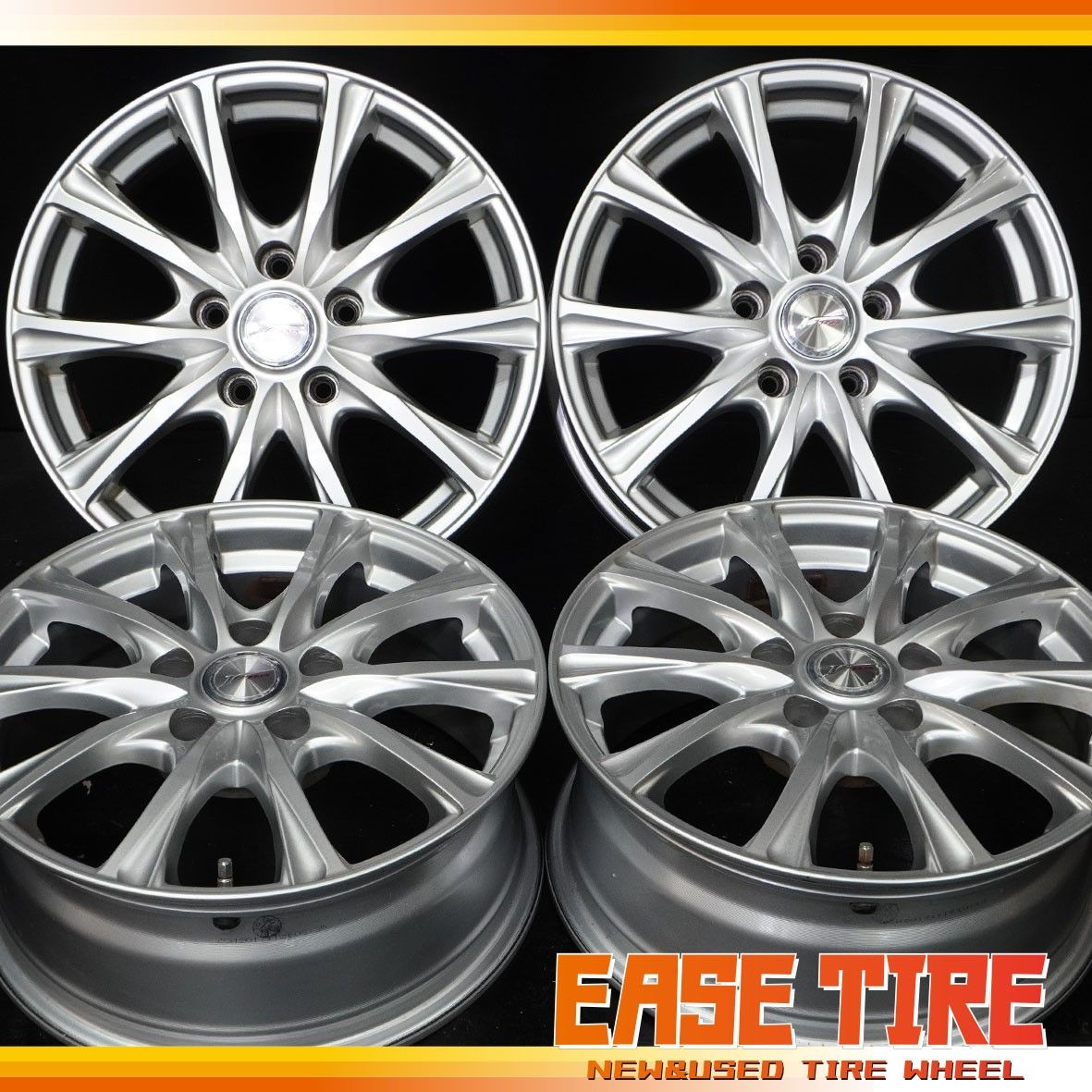 中古ホイール Weds JOKER 16インチ 6.5J +40 114.3 5H 4本 アルファード ヴェルファイア ヤリスクロス プリウスα デリカD5等