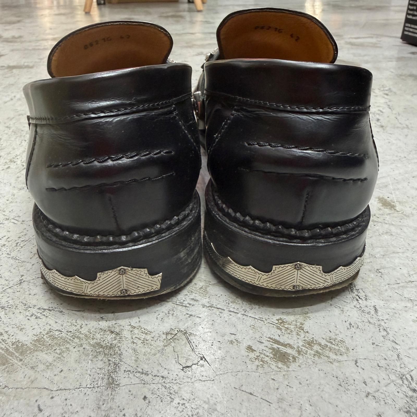 参考上代70400円 TOGA PULLA METAL LOAFER メタルローファー 革靴 