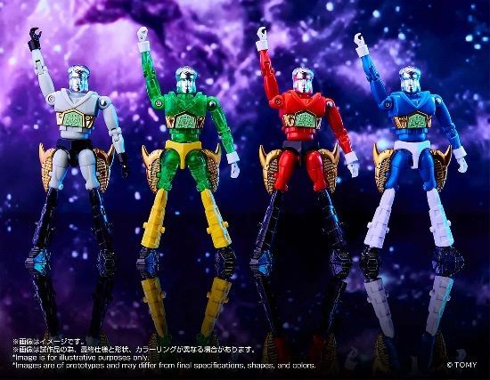 LEGACYSOUL ミクロマン コマンド2号4体セット