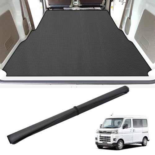 ハイゼットカーゴ マット 荷台 新型 ハイゼットカーゴ ピクシスバン サンバーバン 荷台マット 軽トラック ラゲッジマット 巻ける 防水 耐摩擦 耐汚れ 収納便利 （2021年12月?）ts 73b22eab