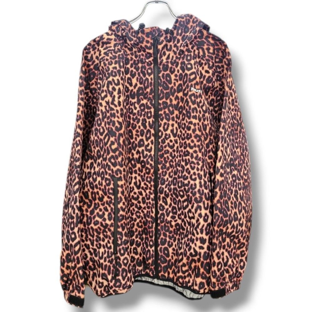HUF RAINIER PRINTED SHELL JACKET Lサイズ ブラウン JK00499SP26