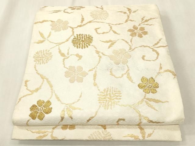 平和屋着物●六通柄　本袋帯　名物裂　金糸　正絹　逸品　CABH6453dy