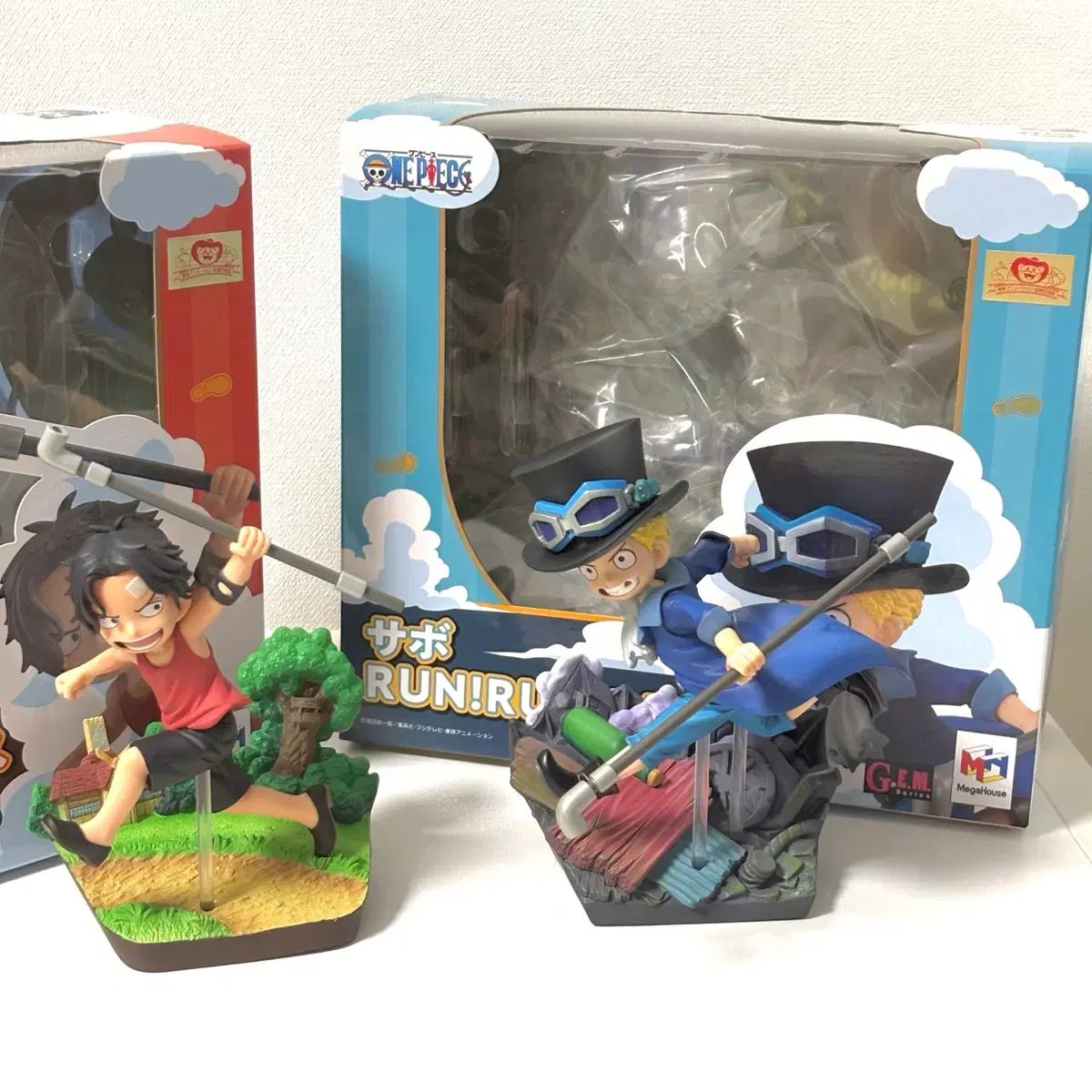 ONE PIECE メガハウス RUN RUN RUN エース サボ フィギュア