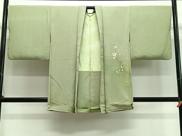 平和屋着物#羽織 作家物 ろうけつ染 枝花文 正絹 逸品 CABH3225ua