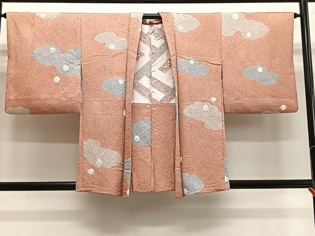平和屋着物＃羽織　絞り　霞文　正絹　逸品　CABH3243ua
