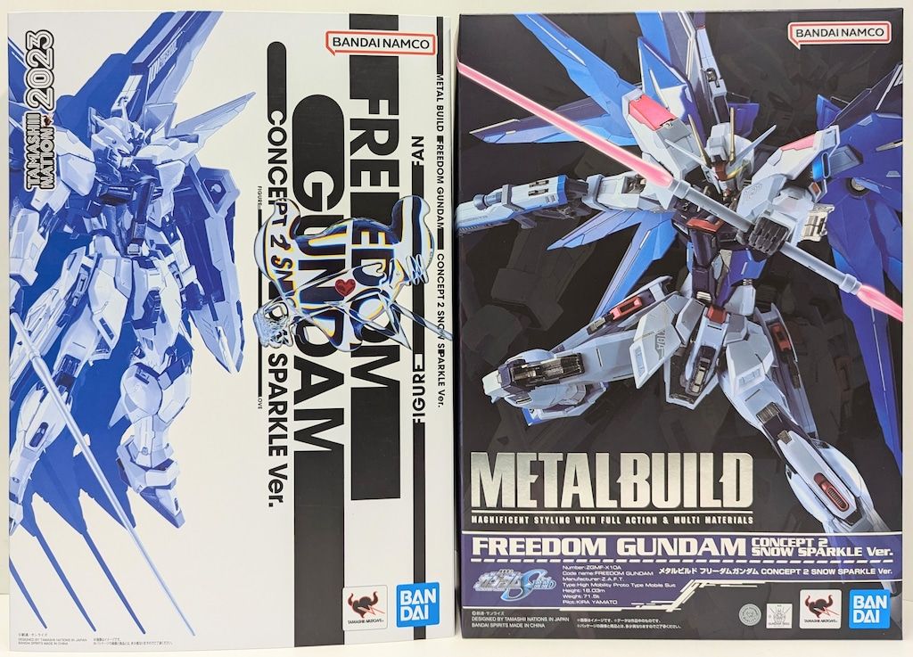 BANDAI SPIRITS METAL BUILD 機動戦士ガンダムSEED フリーダムガンダム CONCEPT 2 SNOW SPARKLE Ver.