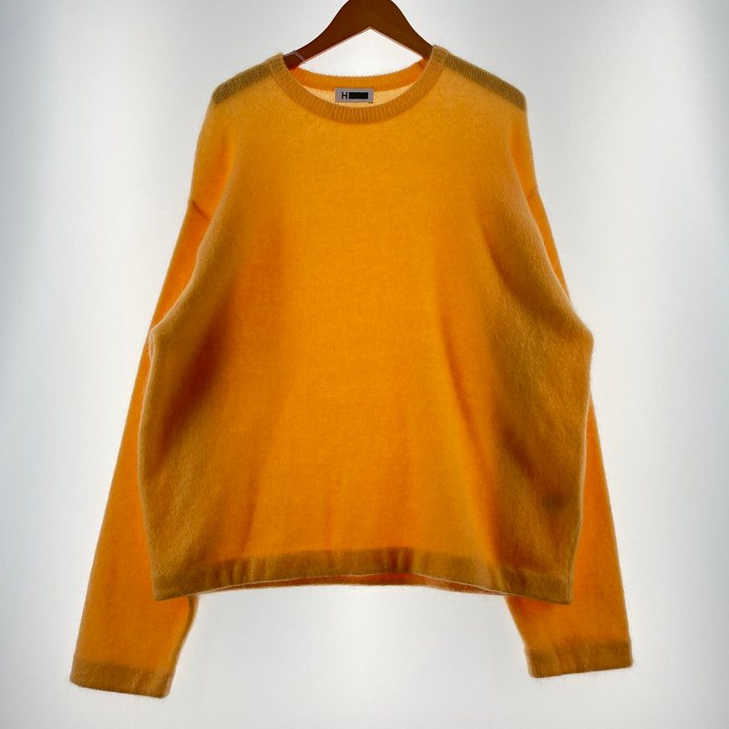 【中古品】 H BEAUTY&YOUTH エイチ ビューティー＆ユース MOHAIR CROPPED CREW NECK KNIT モヘヤ クロップド クルーネック ニット トップス 【147-260530-ko-13-tei】
