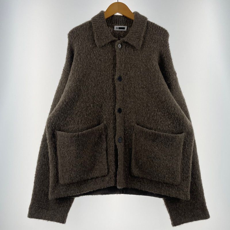【中古品】 H BEAUTY&YOUTH エイチ ビューティー＆ユース CLOUDY COVERALL KNIT JACKET 1228-1-000013 クラウディ カバーオール ニットジャケット アウター 【147-260530-ko-15-tei】
