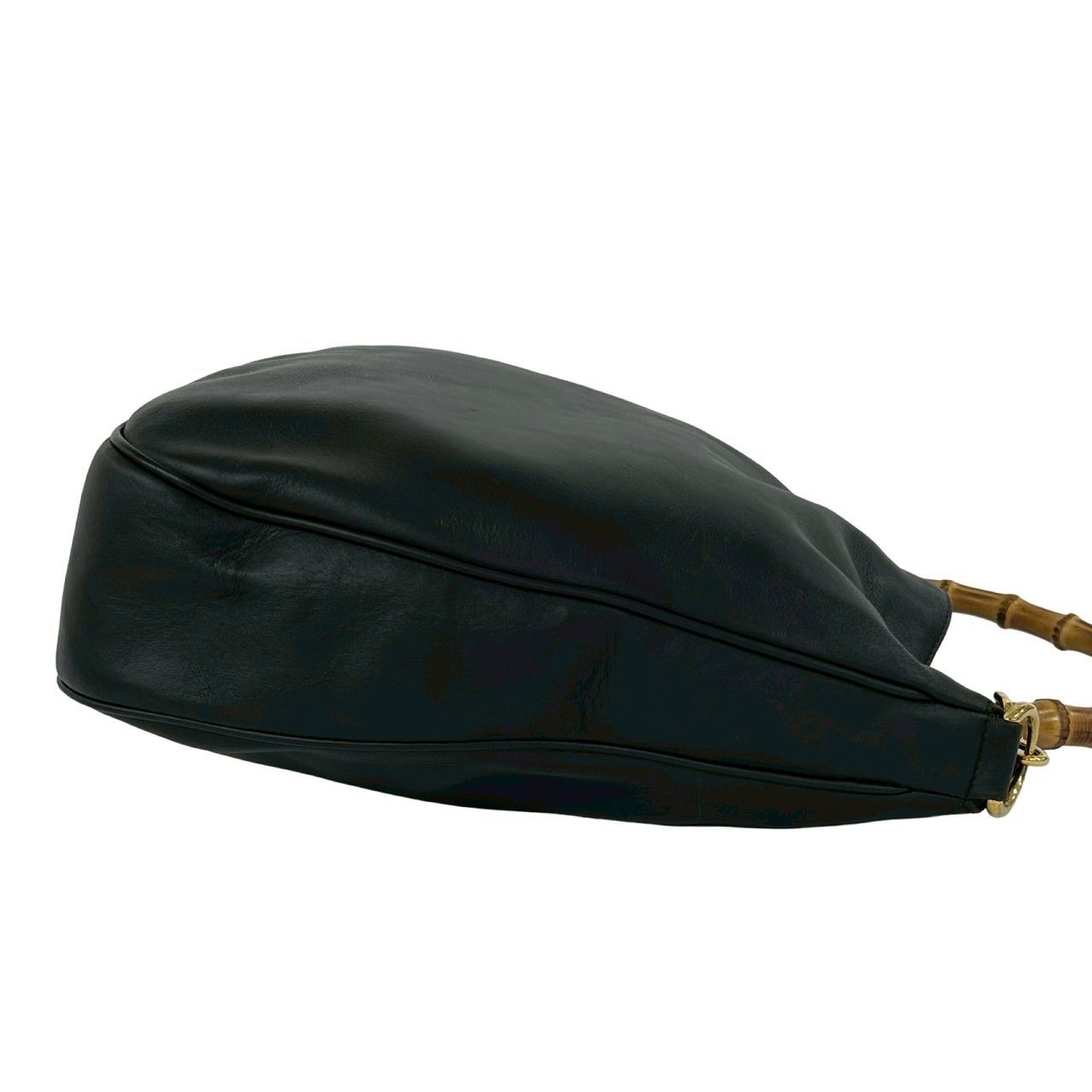 極 美品 GUCCI グッチ オールドグッチ ヴィンテージ バンブー レザー