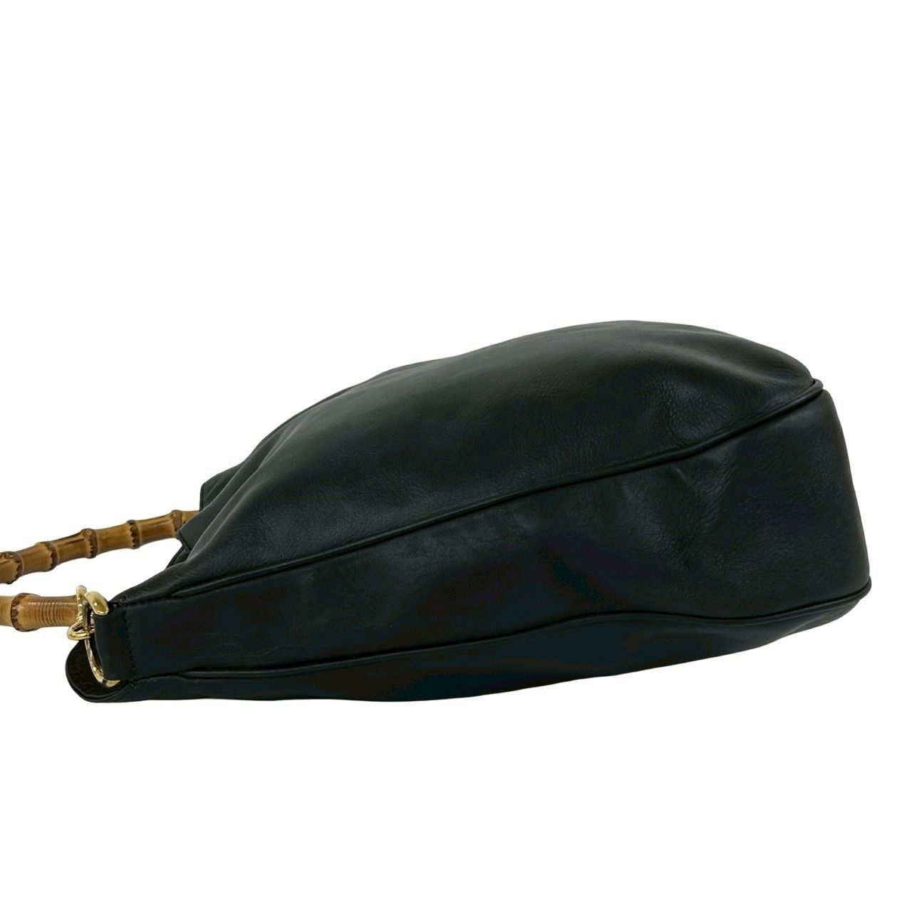 極 美品 GUCCI グッチ オールドグッチ ヴィンテージ バンブー レザー