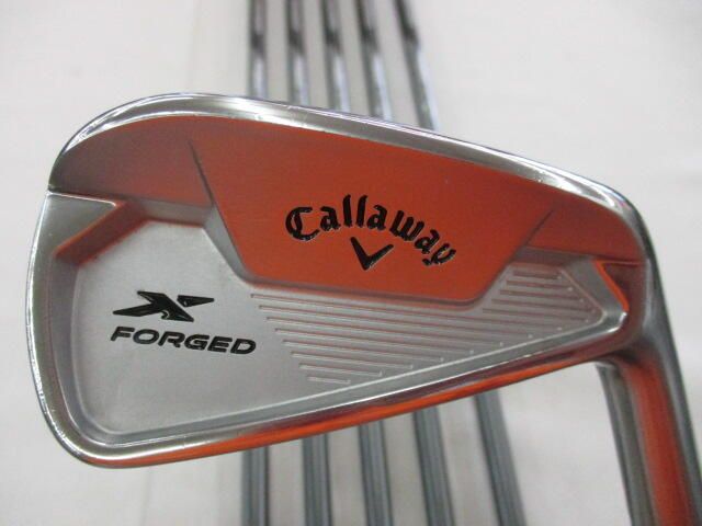 キャロウェイ　X FORGED STAR 2021　Fujikura MC 80　Sフレックス　アイアンセット　中古　ゴルフドゥ！高松田村店【最短即日発送】