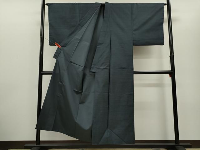 平和屋着物○男性 本場大島紬 アンサンブル・長襦袢セット 吉祥文 正絹