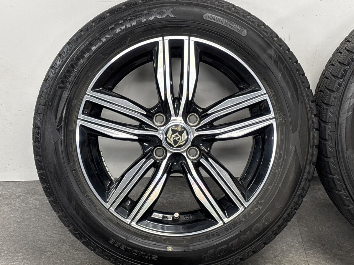 アクア ヴィッツなどに】ライツレー 15in 5.5J +42 PCD100 ダンロップ