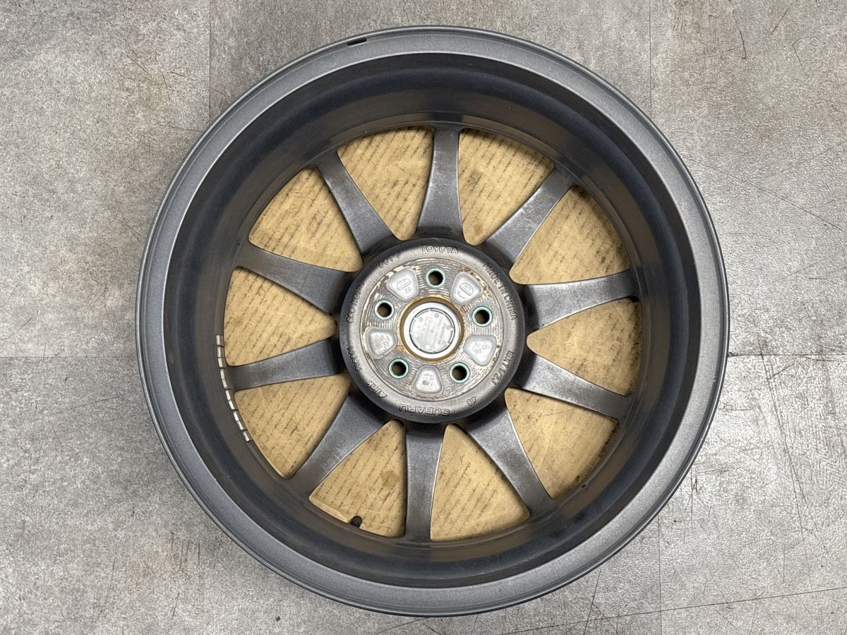 美品】スバル BRZ 純正 18in 7.5J +48 PCD100 4本 ノーマル戻し