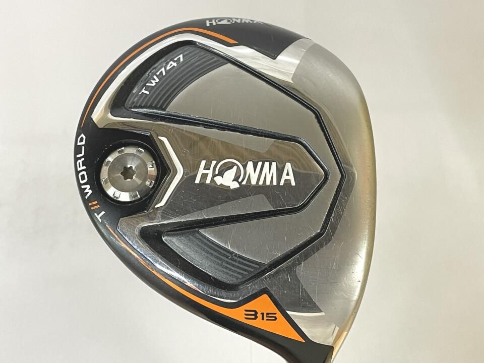ホンマゴルフ　TOUR WORLD TW747　15度　VIZARD For TW747 50　Sフレックス　フェアウェイウッド　中古　ゴルフドゥ！岡山青江店【最短即日発送】