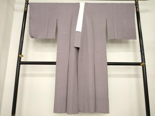平和屋着物●長襦袢　無双仕立て　鱗文様　正絹　逸品　AABI6903ck