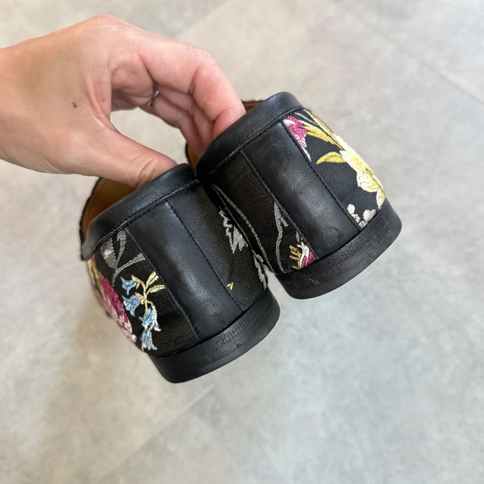 希少 GUCCI グッチ ホースビットローファー プリンスタウン フローラル