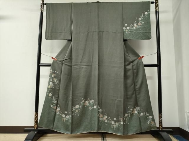 平和屋着物●訪問着　辻が花　金彩　正絹　逸品　CABG0170yc