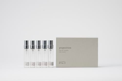 【新品】OSAJI オサジ オードトワレ preposition ミニ香水セット フレグランス 4.5mL 5種類セット ギフト 日本製 天然香料 ナチュラル プレゼント 9094b9ca