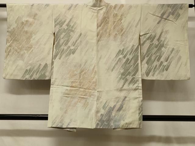 平和屋着物＃羽織　寿光織　霞文　金銀糸　正絹　逸品　CABF8989in