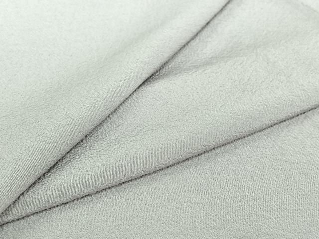 平和屋着物▽上質な色無地　単衣　暁鼠色　正絹　逸品　AABI5025jh