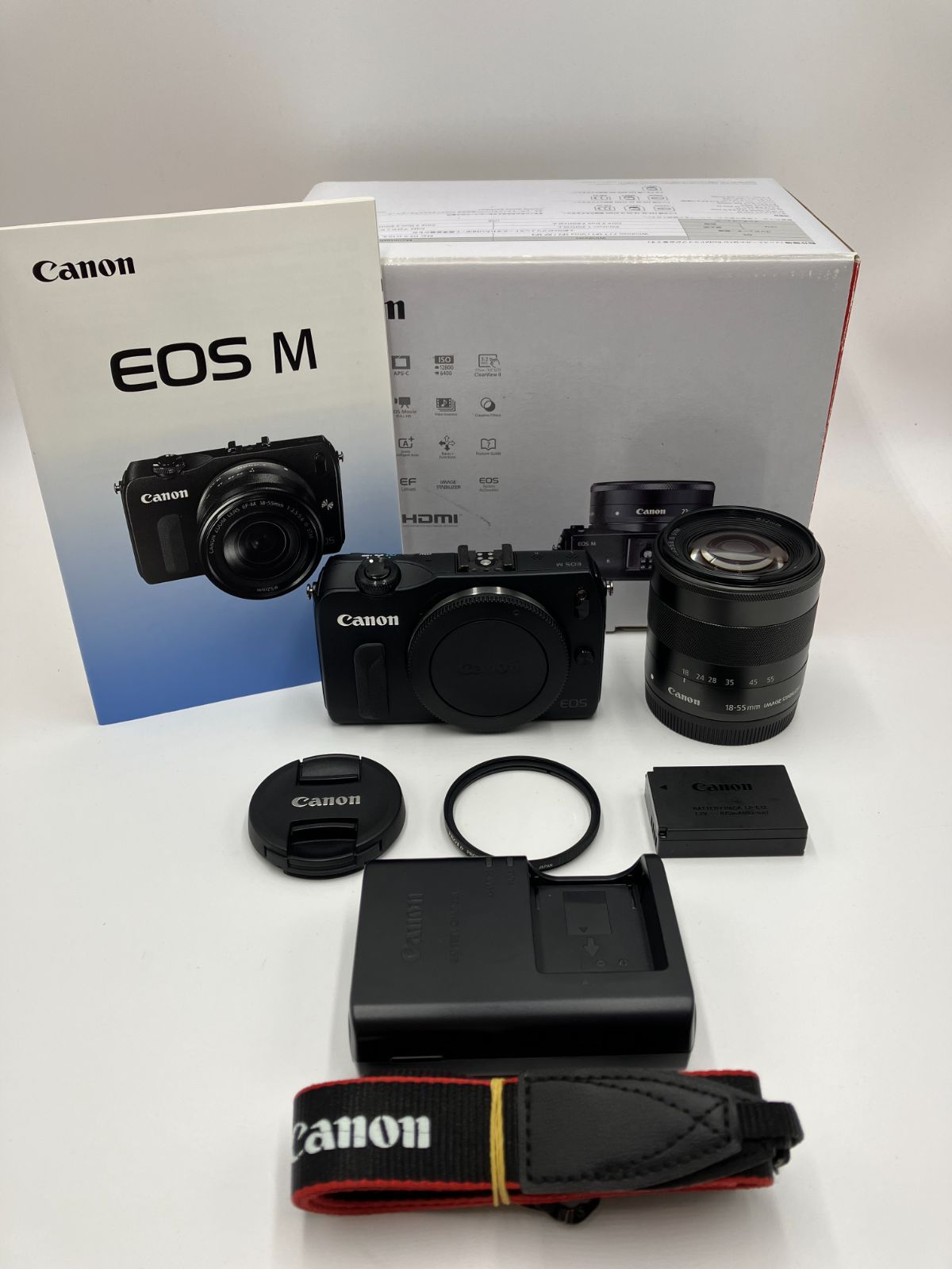 【動作確認済】Canon EOS M EF-M 18-55mm IS STM レンズキット ブラック