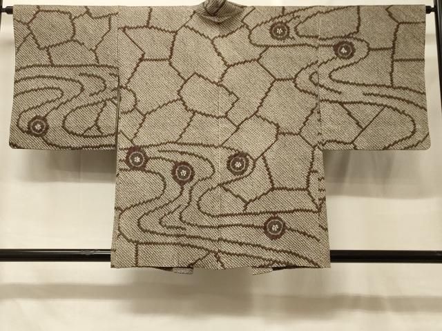 平和屋着物＃羽織　総絞り　流水文　正絹　逸品　CABF9001in