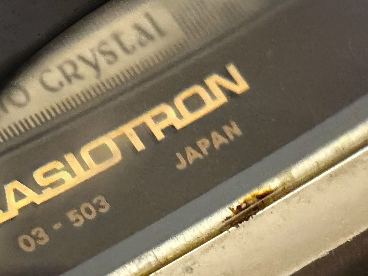 ☆ CASIO CASIOTRON 03-503 カシオトロン デジタル腕時計 ヴィンテージ
